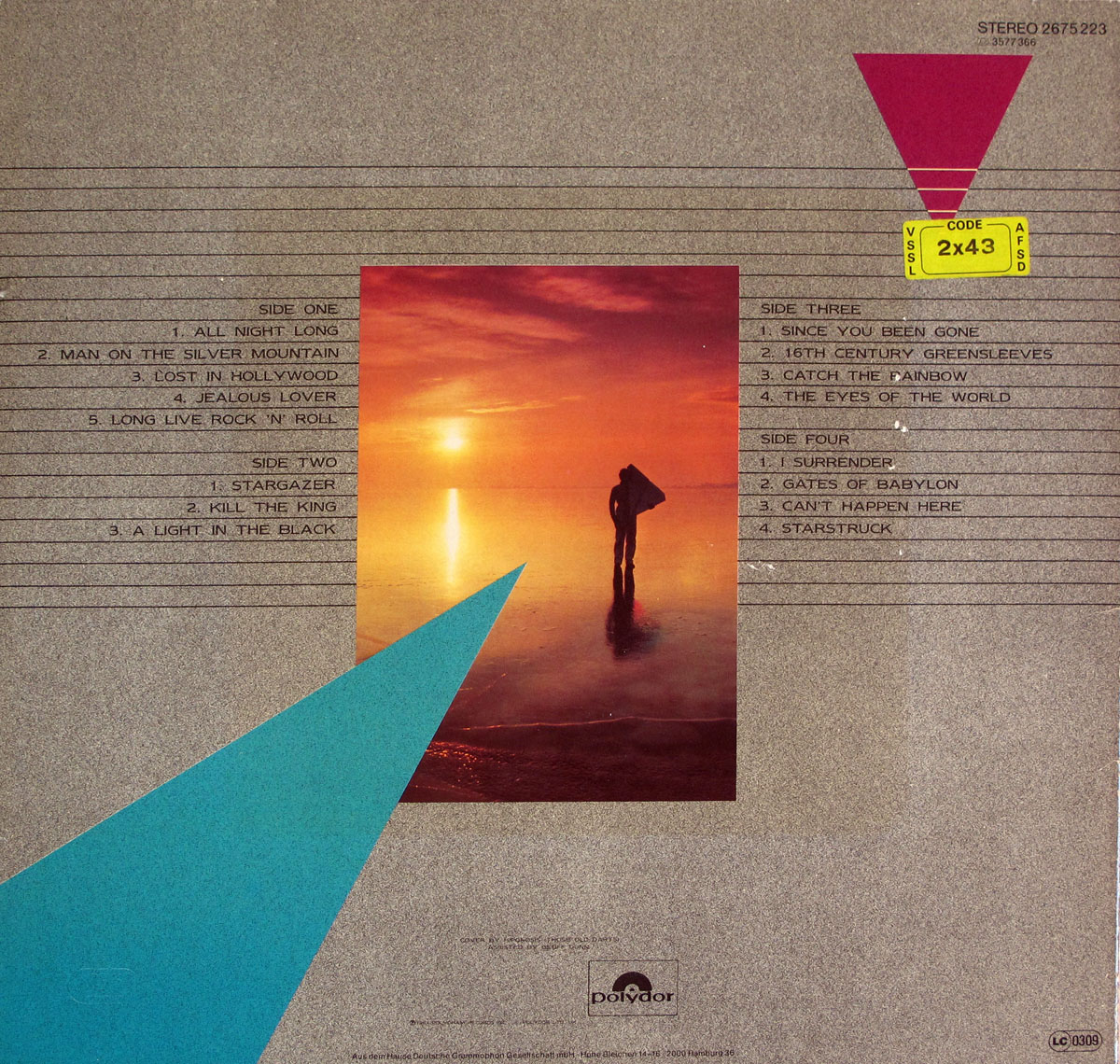 High Resolution Photos of rainbow best of rainbow lp 